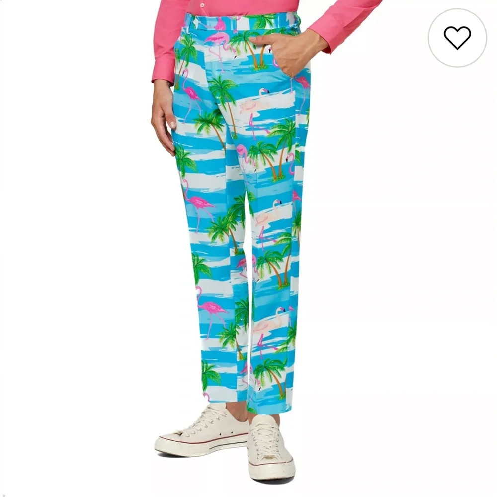 OppoSuits Flamingo mens suit US 36